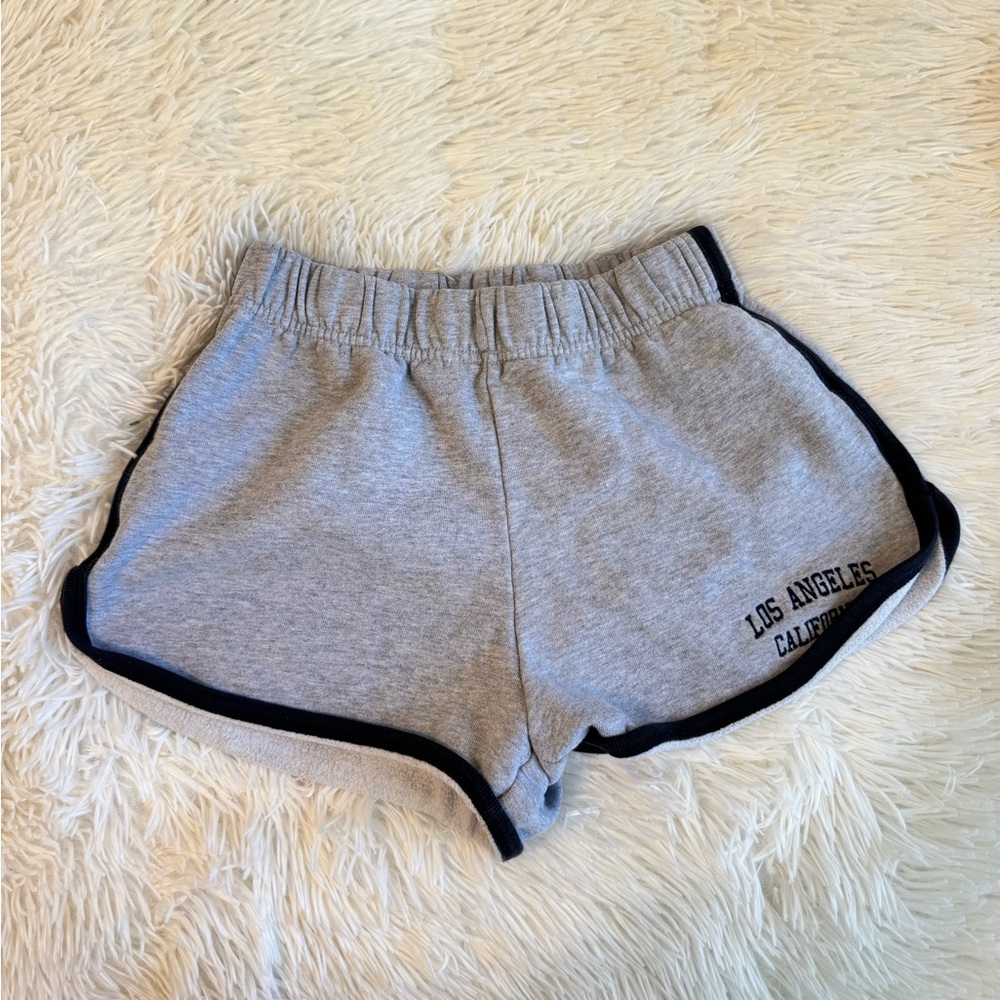 BRANDY MELVILLE grey and navy Los Angeles women’s shorts